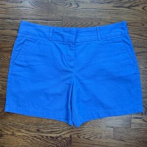 LOFT Periwinkle Blue Cotton Shorts Casual Style Size 10